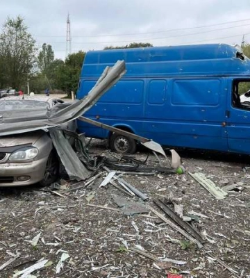Через удар по колоні призупинили виїзд на окуповану територію через Запоріжжя