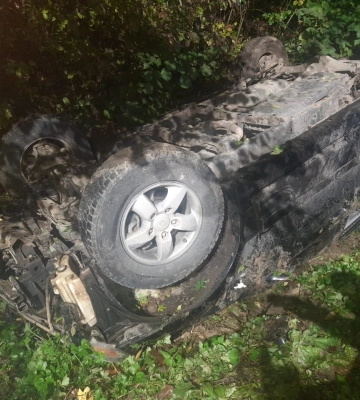 На Львівщині перекинувся автомобіль: постраждали п&#039;ятеро людей