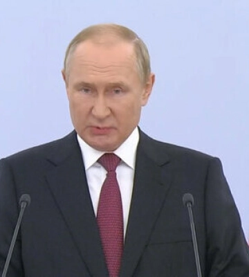Путин - Киеву: Жители Донецка, Луганска, Херсона и Запорожья становятся гражданами РФ. Навсегда. ВИДЕО