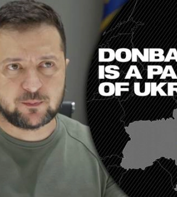 Зеленський опублікував відеоролик про історію Донеччини й Луганщини