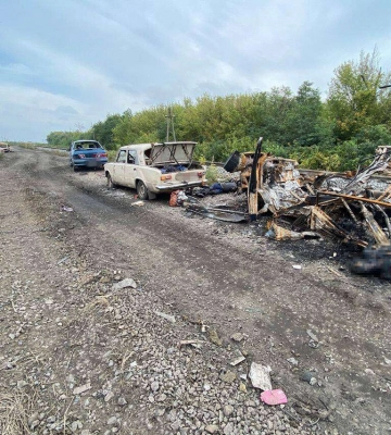 На Харківщині виявили обстріляну колону з цивільними, загинули 20 людей – Синєугбов