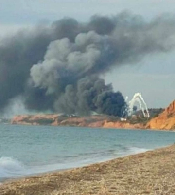 На військовому аеродромі «Бельбек» у Криму пролунали вибухи
