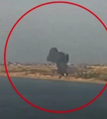 Момент взрыва самолета в аэропорту Бельбека попал на видео