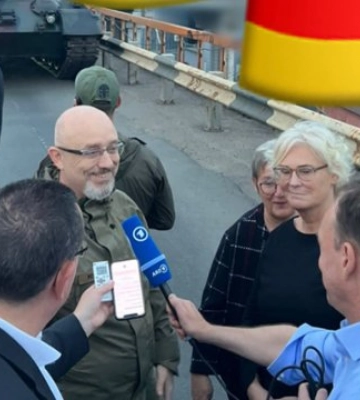 На Одещину приїхала міністерка оборони Німеччини Крістін Ламбрехт