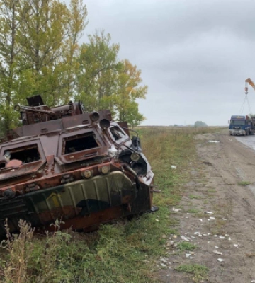 На деокупованій Харківщині розчистили більш як 300 км доріг та вулиць