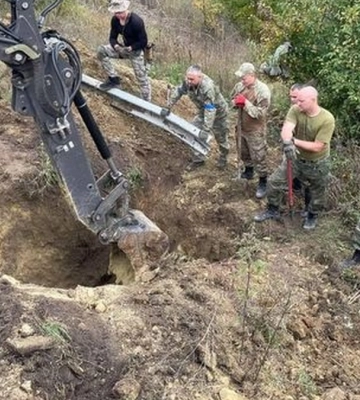 На Харківщині з дамби дістали 175 кілограмів тротилу