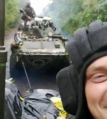 Криворожские танкисты затрофеили вражеские танки на востоке Украины