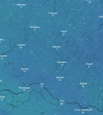 В Закарпатті продовжаться дощі у високогір’ях з мокрим снігом