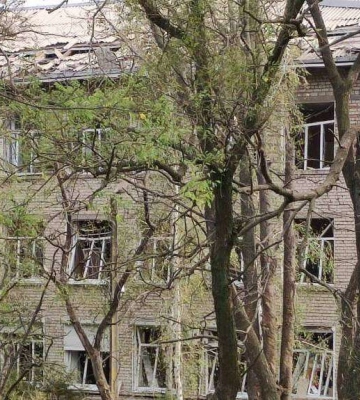 Куртев показал последствия утреннего ракетного удара по Запорожью