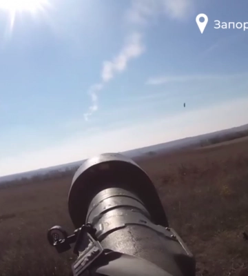 На Запорізькому напрямку українські бійці знищили ворожий гелікоптер Ка-52