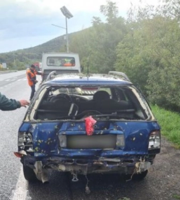 На Закарпатті нетверезий водій вчинив ДТП (Фото)