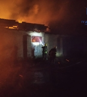 На Волині вночі спалахнули пожежі: горіли господарські споруди