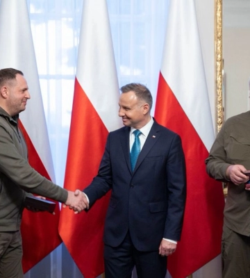 Ермак и Дуда обсудили взаимодействие Украины и Польши в рамках НАТО