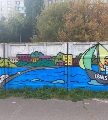 В Одесі з’явився новий патріотичний мурал