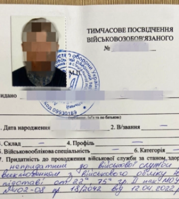 Знайшли бланк у соцмережі: на Рівненщині викрили волинян на підробці документів військовозобов&#039;язаним