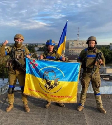 Над ще одним селом Херсонщини підняли український прапор, - Міноборони