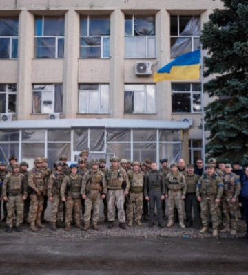 Над Лиманом офіційно підняли український прапор - Кириленко