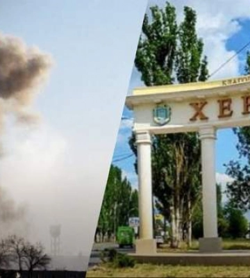 У Херсоні пролунала низка вибухів, повідомляють про влучання по Антонівському мосту