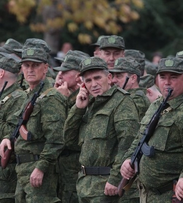 В Северодонецке войска РФ развернули полигон для подготовки мобилизованных