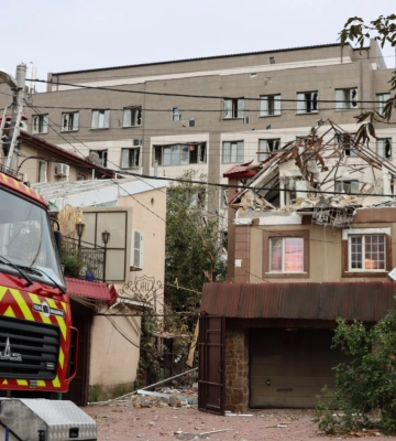 У центрі Херсона — «приліт» у готель, де базувалися окупанти