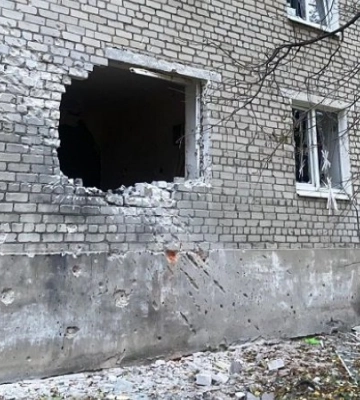 Під час обстрілу Вовчанська 4 жовтня одна людина загинула, ще одна поранена — поліція