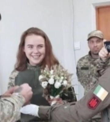 Воїн інтернаціонального легіону одружився у Луцьку