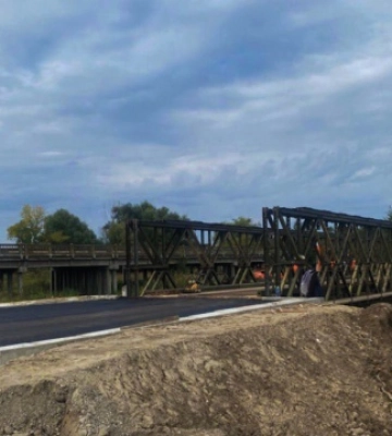 На Черкащині встановили тимчасовий міст від чеських партнерів