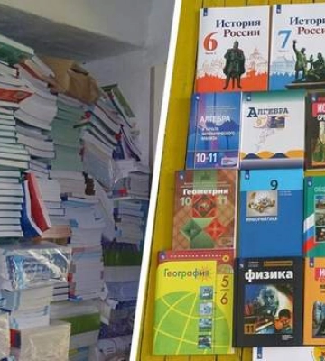 &quot;Зомбували&quot; дітей: на деокупованій території Харківщини знайшли сотні російських підручників