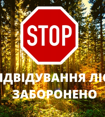 У Нововодолазькій громаді на Харківщині закликали утриматися від походів у ліс
