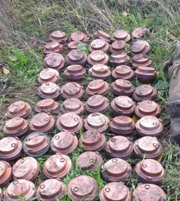 Окупанти перебили та  замінували газопровід: на Харківщині на 100 м газогону виявили 104 міни