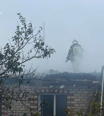 На Волині горів житловий будинок. Фото