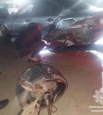 На Львівщині водій «під мухою» здійснив ДТП, є четверо травмованих