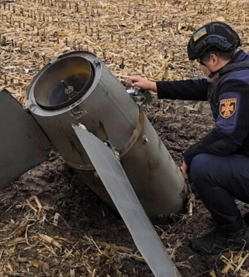 Залишки ракети С-300 знайшов фермер на Київщині