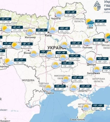 Погода на 8 жовтня в Україні: трохи потеплішає найближчими днями