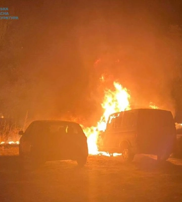 У Сумах затримали чоловіка, який підпалив автомобіль військових