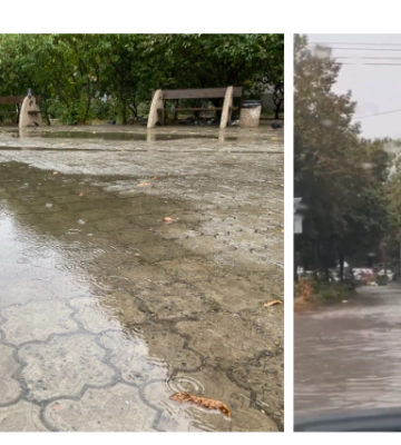 Дніпро накрив перший осінній дощ