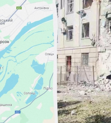 Россияне сбросили на Херсон авиабомбы: в городе много раненых, среди них - дети