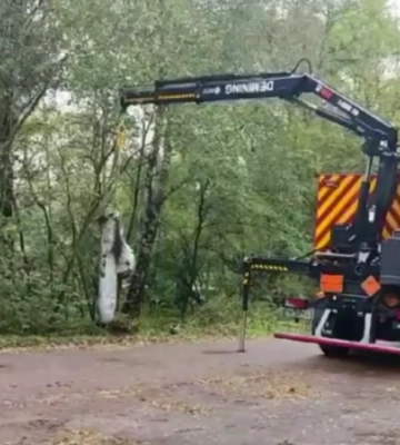 Сапери вилучили частину російської ракети Х-59 у Чернігівській області