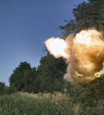 Карта боевых действий в Украине 8 октября