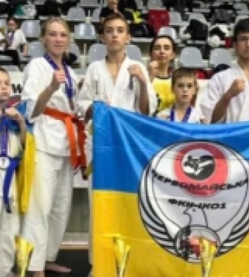 Первомайські спортсмени взяли участь у Чемпіонаті Румунії з кіокушин карате