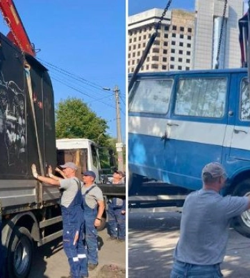 Автолавки, термінали та МАФи — за вересень у Києві демонтували понад 300 елементів благоустрою, фото
