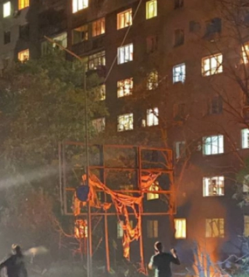 На Одещині внаслідок атаки дрона пошкоджена дев’ятиповерхівка - п’ятеро постраждалих