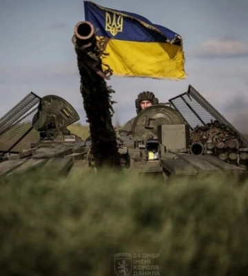 Карта боевых действий в Украине 9 октября