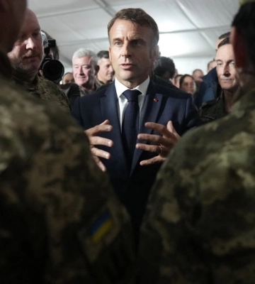 Макрон показал кадры учений украинской бригады &quot;Анна Киевская&quot; во Франции (видео)