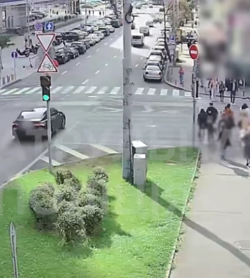 Київські патрульні показали наочний приклад того, як порушення ПДР може призвести до ДТП