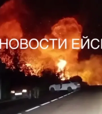 У Краснодарському краї Сили оборони атакували базу зберігання «Шахедів»