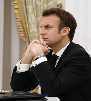 Макрон показав, як у Франції тренується українська бригада Анни Київської
