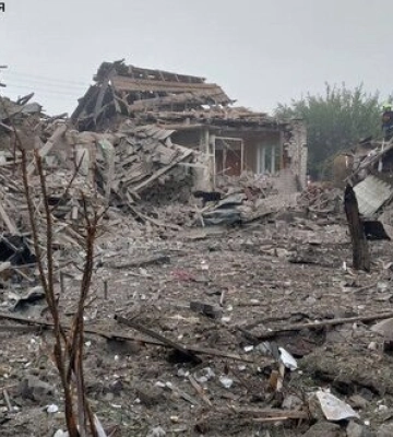 Наслідки авіаудару по приватному сектору Запоріжжя: поранено 4 людини, зокрема дитина. ФОТОрепортаж