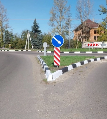 На дорозі Н-18 Івано-Франківськ – Тернопіль оновлено кільцеву розв’язку