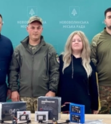 Нововолинська громада передала необхідне обладнання для військових
